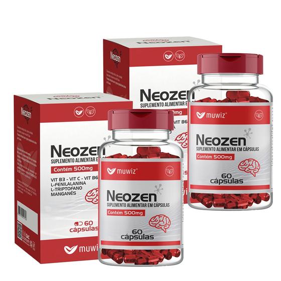 Imagem de Neozen Suplemento alimentar  500Mg 60 Cápsulas Muwiz