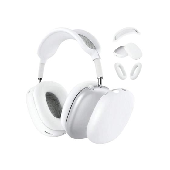 Imagem de NERDCASE, Capa Protetora, Silicone, Compatível com AirPods Max, Branco