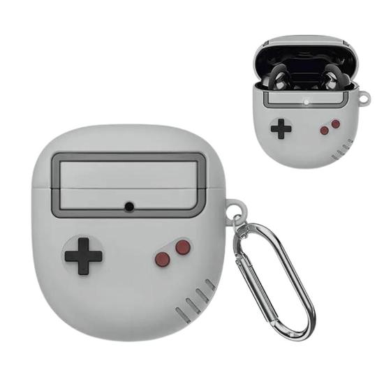 Imagem de NERDCASE, Case, Capa, Capinha Controle Retro Cinza, Silicone, Compatível com Bose QuietComfort Earbuds II
