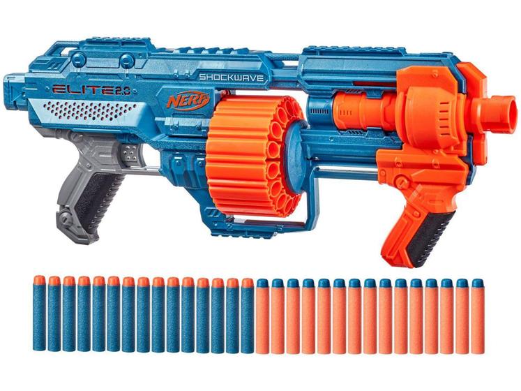 Imagem de Nerf Elite 2.0 Shockwave RD-15 Hasbro 31 Peças