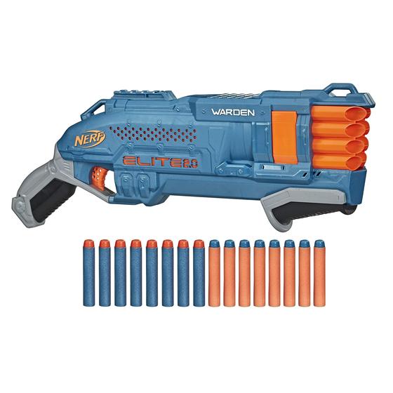 Imagem de Nerf Elite 2.0 Warden DB-8 - Blaster com 16 Dardos e Função Slam Fire