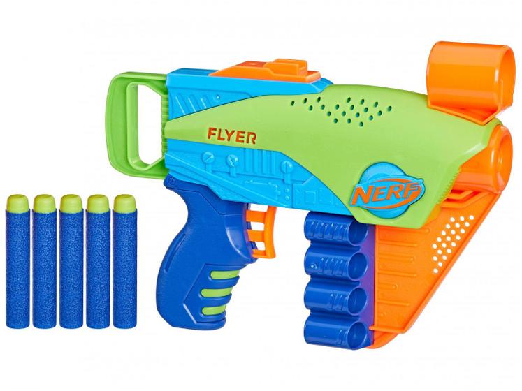 Imagem de Nerf Elite Jr. Flyer Hasbro 6 Peças