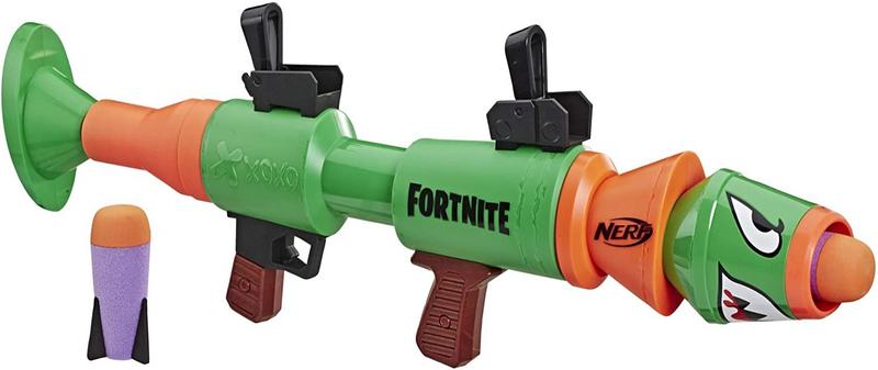 Imagem de Nerf Fortnite RL Blaster - Fires Espuma Rockets - Inclui 2 Foguetes Oficiais Nerf Fortnite - para Jovens, Adolescentes, Adultos