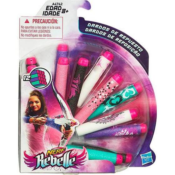 Imagem de Nerf Hasbro Refil Dardos Rebelle 12 dardos A4742