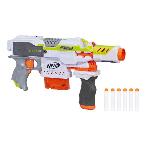 Imagem de Nerf Modulus Stryfe Branco - Exclusivo da Amazon