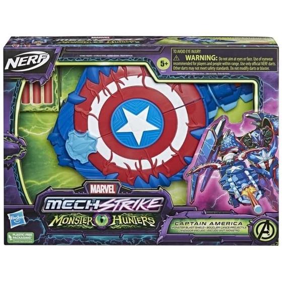 Imagem de Nerf Monster Hunter Capitão América Hasbro F4377