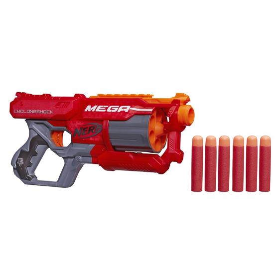 Imagem de Nerf N-Strike Elite Mega CycloneShock - Blaster com 6 Dardos Mega