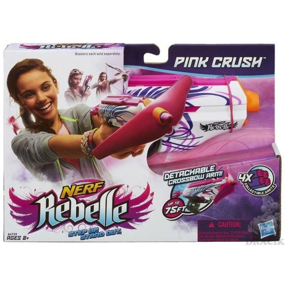 Imagem de  Nerf Rebelle Pink Crush A4739 23cm - Hasbro