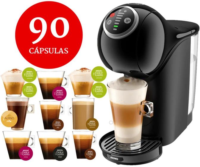 Nescafé Dolce Gusto Genio S Plus - Preta - 220v +90 Cápsulas - Arno ...
