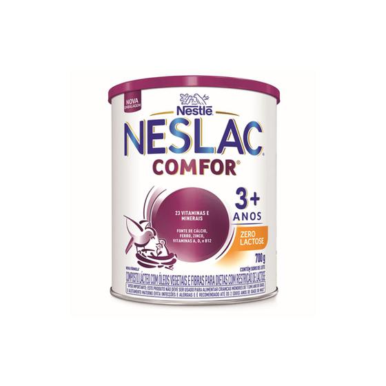 Imagem de Neslac Comfor Zero Lactose +3 Anos Composto Lácteo 700g Nestlé