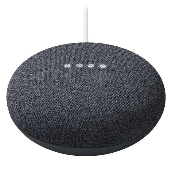 Imagem de Nest Mini (2ª Geração), Smart Speaker com Google Assistente, cor carvão, Bluetooth/WI-FI/Assistente de voz  GOOGLE