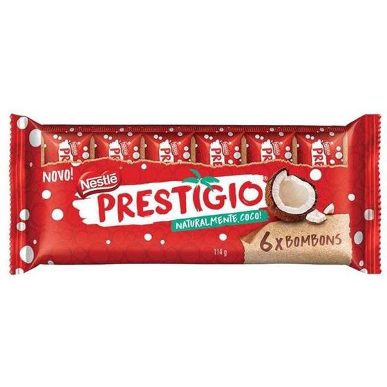 Imagem de Nestlé Chocolate Prestigio Pack com 6 Unidades (114 gramas)