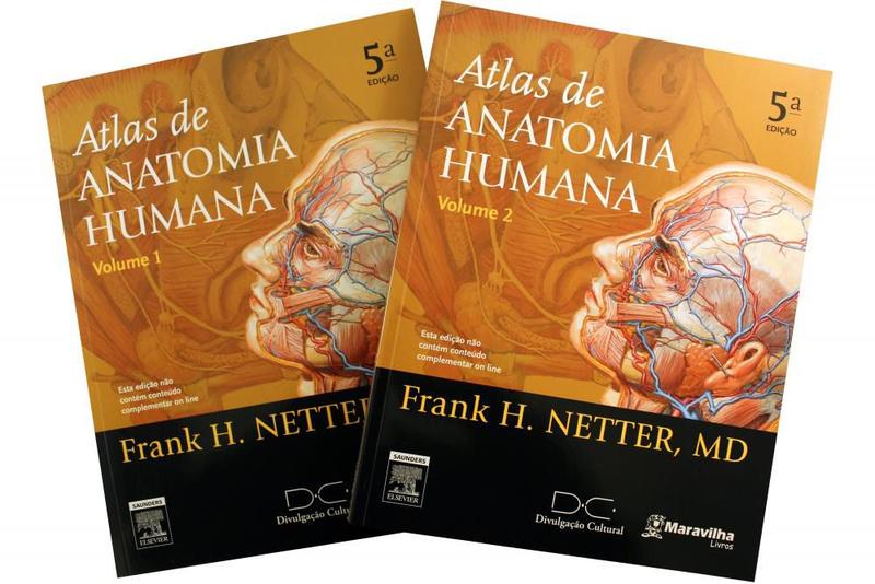 Imagem de Netter - Atlas Anatomia Humana  - 5ª edição - 02 Vol - Elsevier