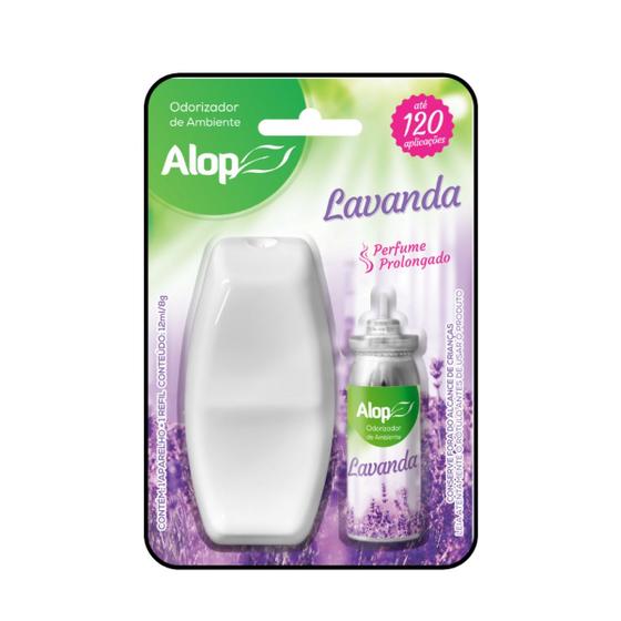 Imagem de Neutralizador De Ambiente Com Refil + Aparelho Lavanda Alop