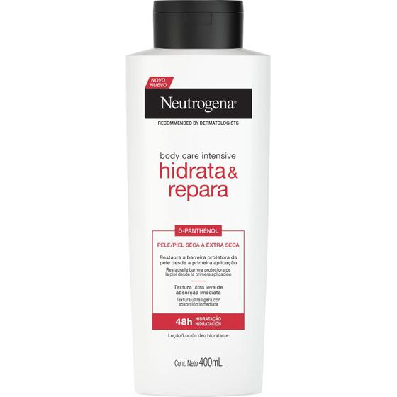 Neutrogena Hidratante Corporal Body Care Intensive Hidrata Repara 400ml Pele Extra Seca Textura Ultra Leve D-Phanthenol Menor preço em Neutrogena Hidratante Corporal Body Care Intensive Hidrata Repara 400ml Pele Extra Seca Textura Ultra Leve D-Phanthenol
