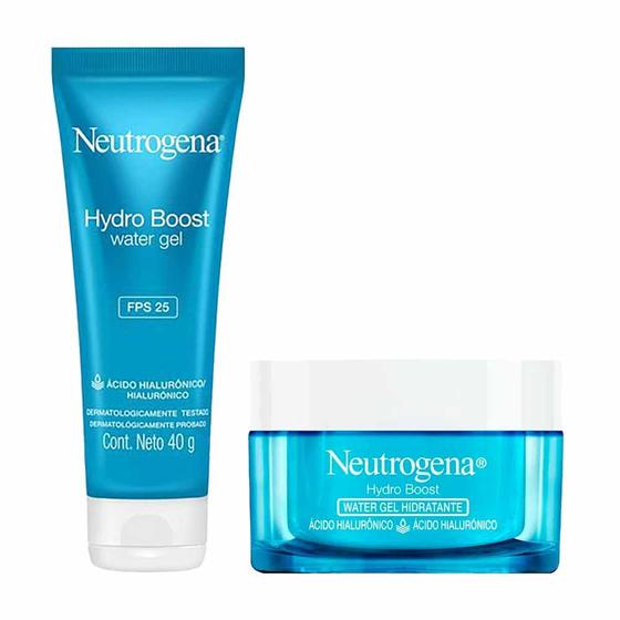 Imagem de Neutrogena Hydro Boost Water Gel Kit - Hidratante Facial + Gel Hidratante