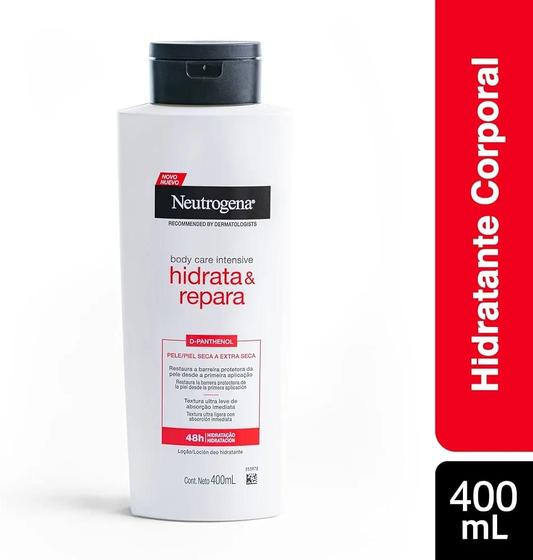 Imagem de Neutrogena Loção Hidratante Corporal Body Care Intensive Hidrata & Repara Com D-Panthenol, 400ml