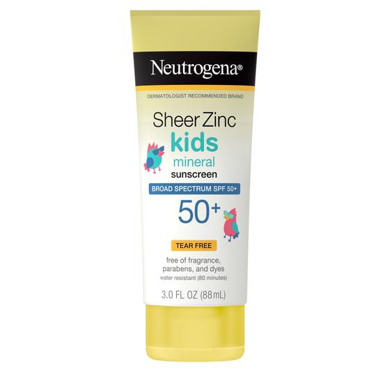 Neutrogena Sheer Zinc Loção Protetor Solar Mineral Infantil SPF 50 ...