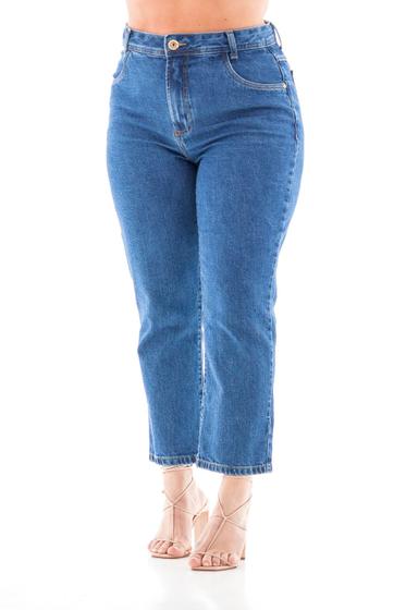 Imagem de New Capri Jeans Feminina Arauto Mom Megaflex