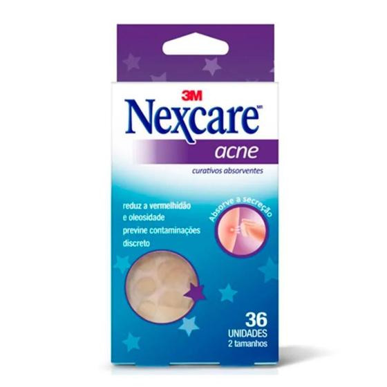 Imagem de Nexcare curativo para acne com 36 unidades