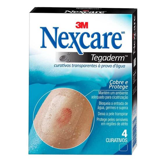 Imagem de Nexcare curativos tegaderm com 4 unidades