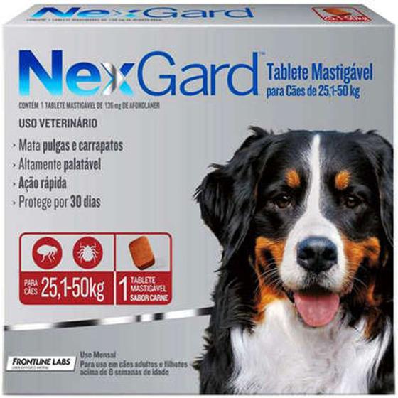 Imagem de Nexgard anti pulgas e carrapatos para cães 1 unidade
