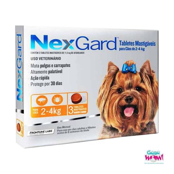 Imagem de Nexgard Antipulgas e Carrapatos 2-4kg 1 Comp