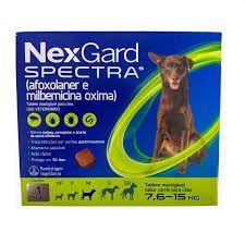 Imagem de Nexgard Spectra 7,6 A 15 Kg - Antipulgas, Carrapatos, Sarna E Verme