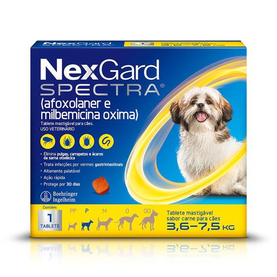 NexGard Spectra Antipulgas e Carrapatos Para Cães de 3,6 a 7,5kg é ruim? NexGard Spectra Antipulgas e Carrapatos Para Cães de 3,6 a 7,5kg é boa?