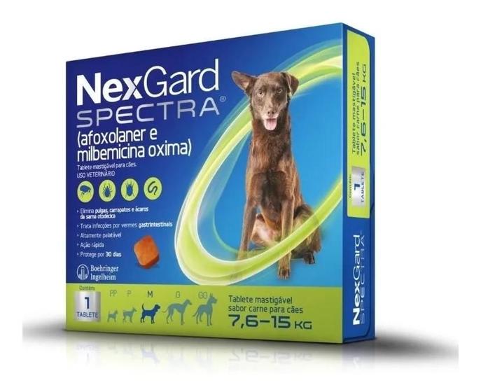 Imagem de NexGard Spectra Antipulgas e Carrapatos Para Cães de 7,6 a 15kg