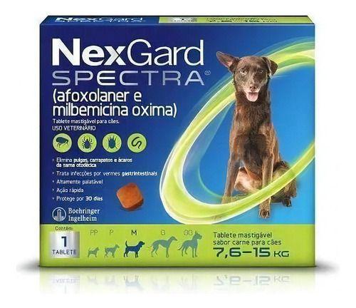 Imagem de Nexgard Spectra Para Cães 7,6 A 15 Kg Antipulgas E Carrapato