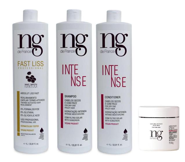 Imagem de Ng De France Fast + Shampoo L, Cond. L E Másc. Intense 500g