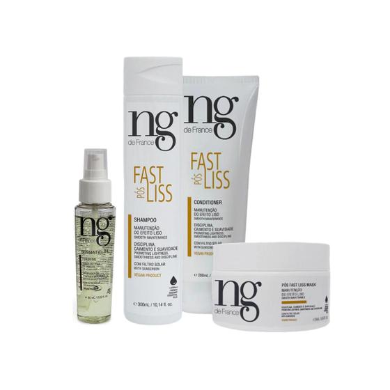Imagem de Ng De France Kit Pós Fast Liss Sh. Cond. Másc + Biossentiel