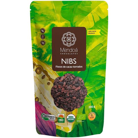 Imagem de Nibs de Cacau Orgânico Mendoá 200g