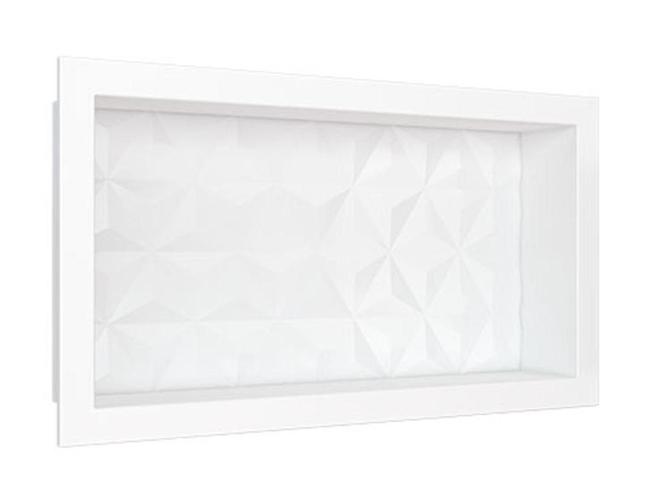 Imagem de nicho 60x30 branco textura - Cozimax