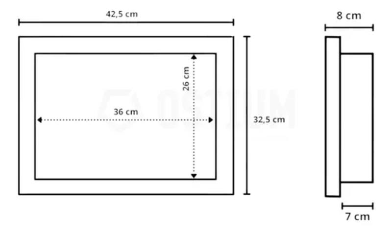 Nicho De Embutir Em Banheiro Branco 30 X 40 Cm Plástico Abs - Metasul Menor preço em Nicho De Embutir Em Banheiro Branco 30 X 40 Cm Plástico Abs - Metasul
