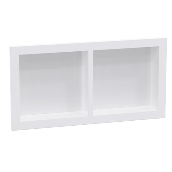 Imagem de Nicho de Embutir para Banheiro 30x60 cm Metasul Duo Branco