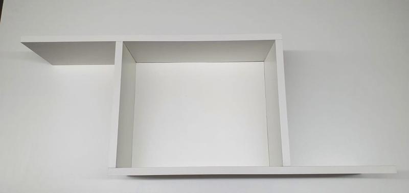 Imagem de Nicho Decorativo em MDF Branco com 3 Peças