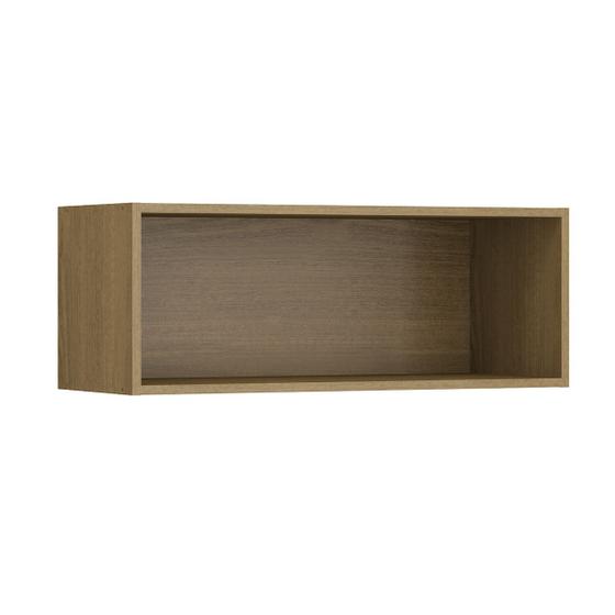 Imagem de Nicho Organizador Aéreo para Cozinha 80 x 31 Cm MDP Avelã 0456