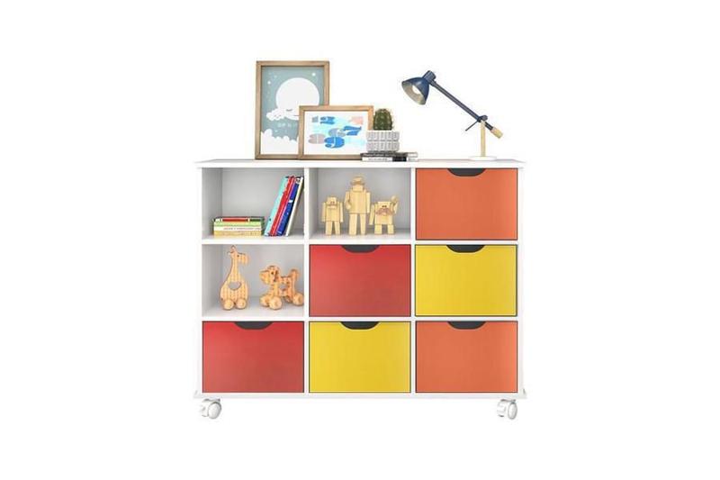 Nicho Organizador com 6 gavetas color e rodízios - Qmovi é boa?