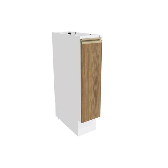 Imagem de Nicho Porta Condimentos Celeste Kappesberg 100% MDF Branco/Nogueira 20cm