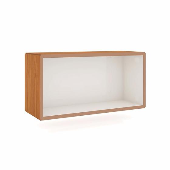 Imagem de Nicho Retangular 100% Mdf Basic Tb156 Freijó/Off White - Dalla Costa