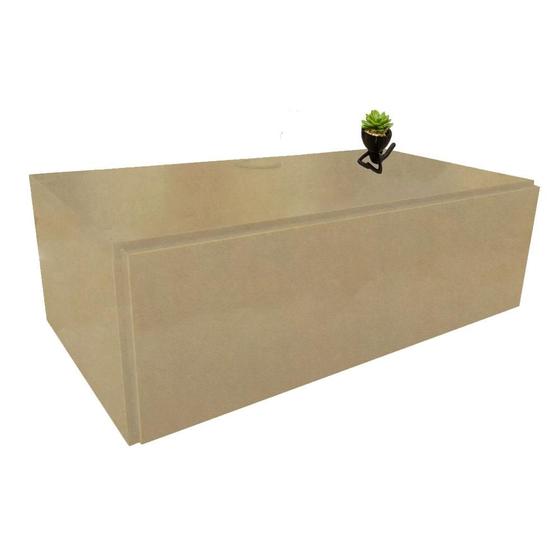 Imagem de Nicho Retangular Com Porta Trovarelli Natural F031