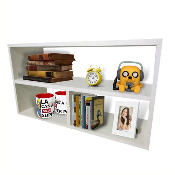 Nicho Retangular com prateleira divisória Porta Retrato Livros Pequenos Porta Copo Caneca Temperos Potes De Cozinha Menor preço em Nicho Retangular com prateleira divisória Porta Retrato Livros Pequenos Porta Copo Caneca Temperos Potes De Cozinha
