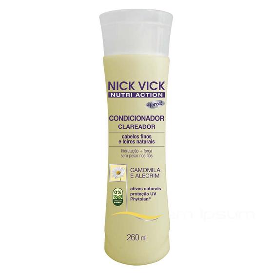 Imagem de Nick & Vick Nutri-Hair Clareador - Condicionador