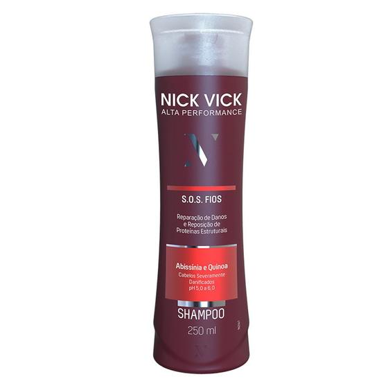 Imagem de Nick & Vick Pro-Hair S.O.S Fios Abssinia e Quinoa - Shampoo Reconstrutor