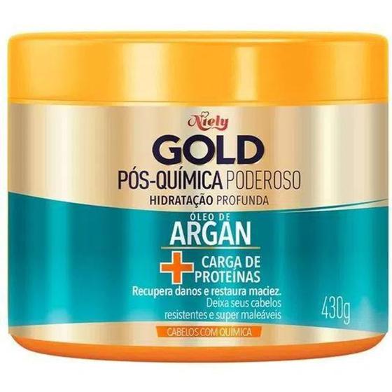 Imagem de Niely gold mascara 430g oleo de argan pq