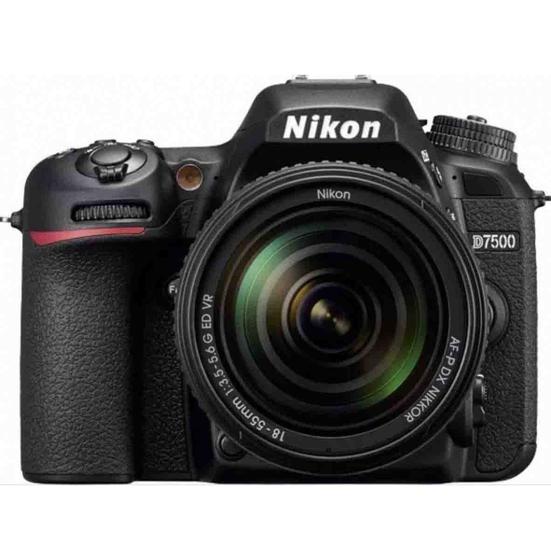 Câmera Digital Nikon Preto 20.0mp - D7500 | 18-55mm