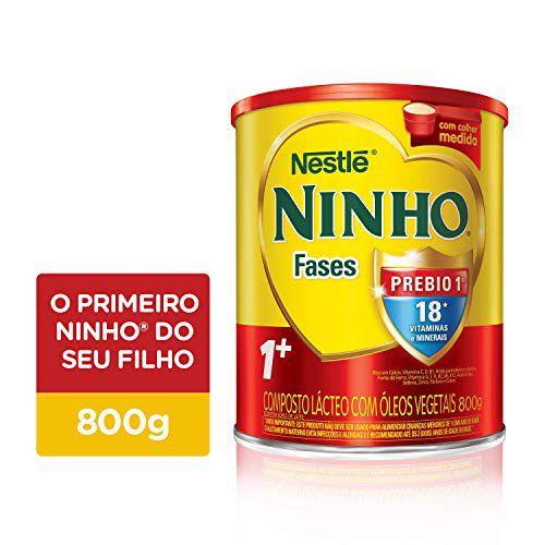 Imagem de Ninho Fases Fórmula Infantil Ninho Fases 1+ Nestlé 1 a 3 anos 800g