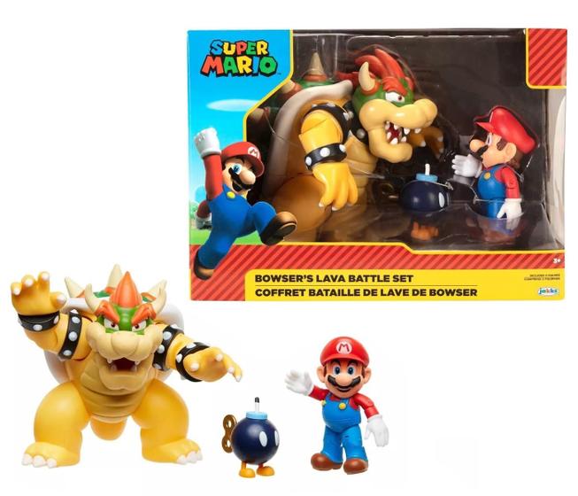 Imagem de Nintendo Super Mario, Bowser ,BOB - OMB , Figura ( 3 Pack )